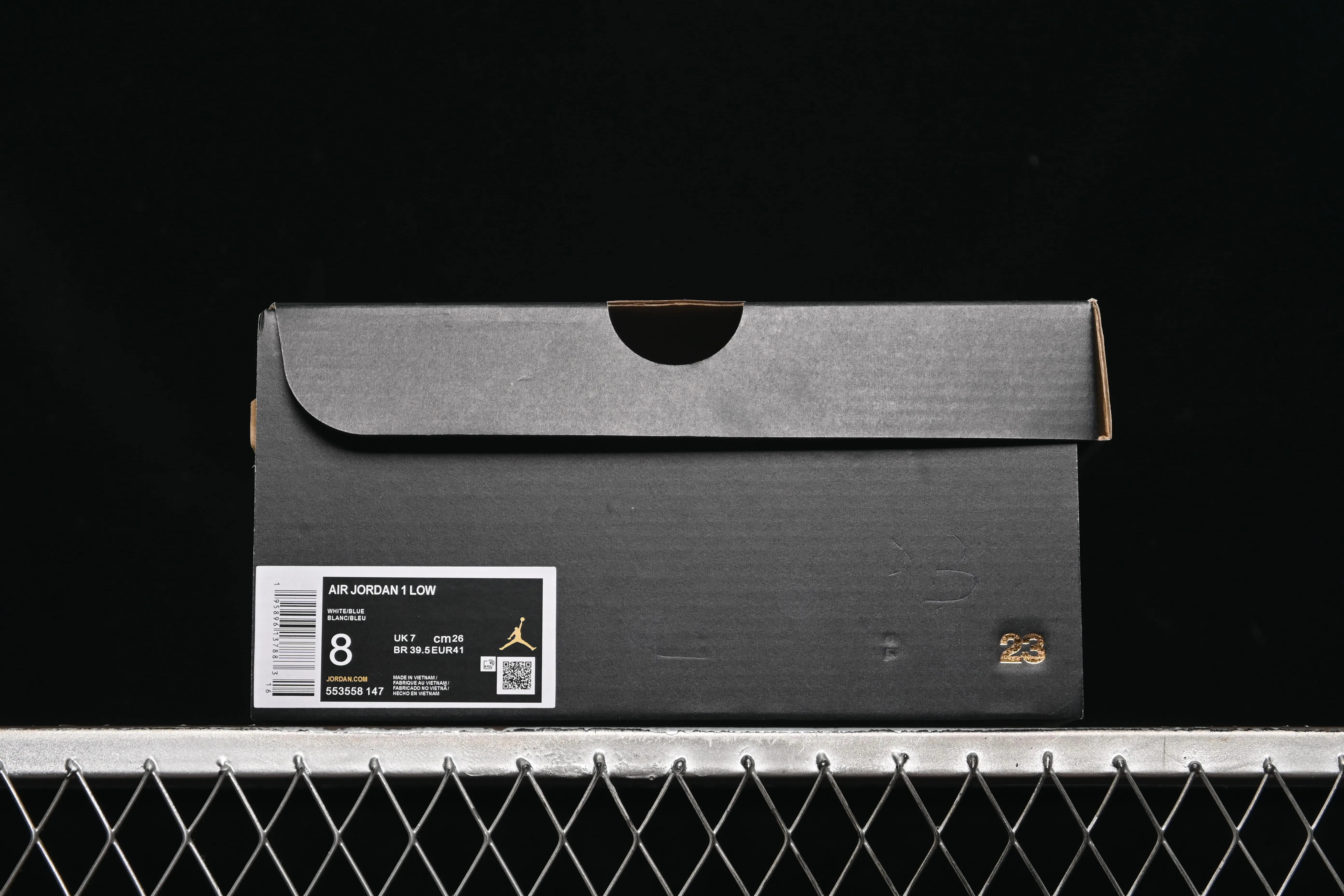 All categories Air Jordan Jordan series basketball shoes Air Jordan 1 Low Air Jordan 1 Low AJ1 Joe 1 blue and green color matching low-top cultural casual sneakers 553558-147